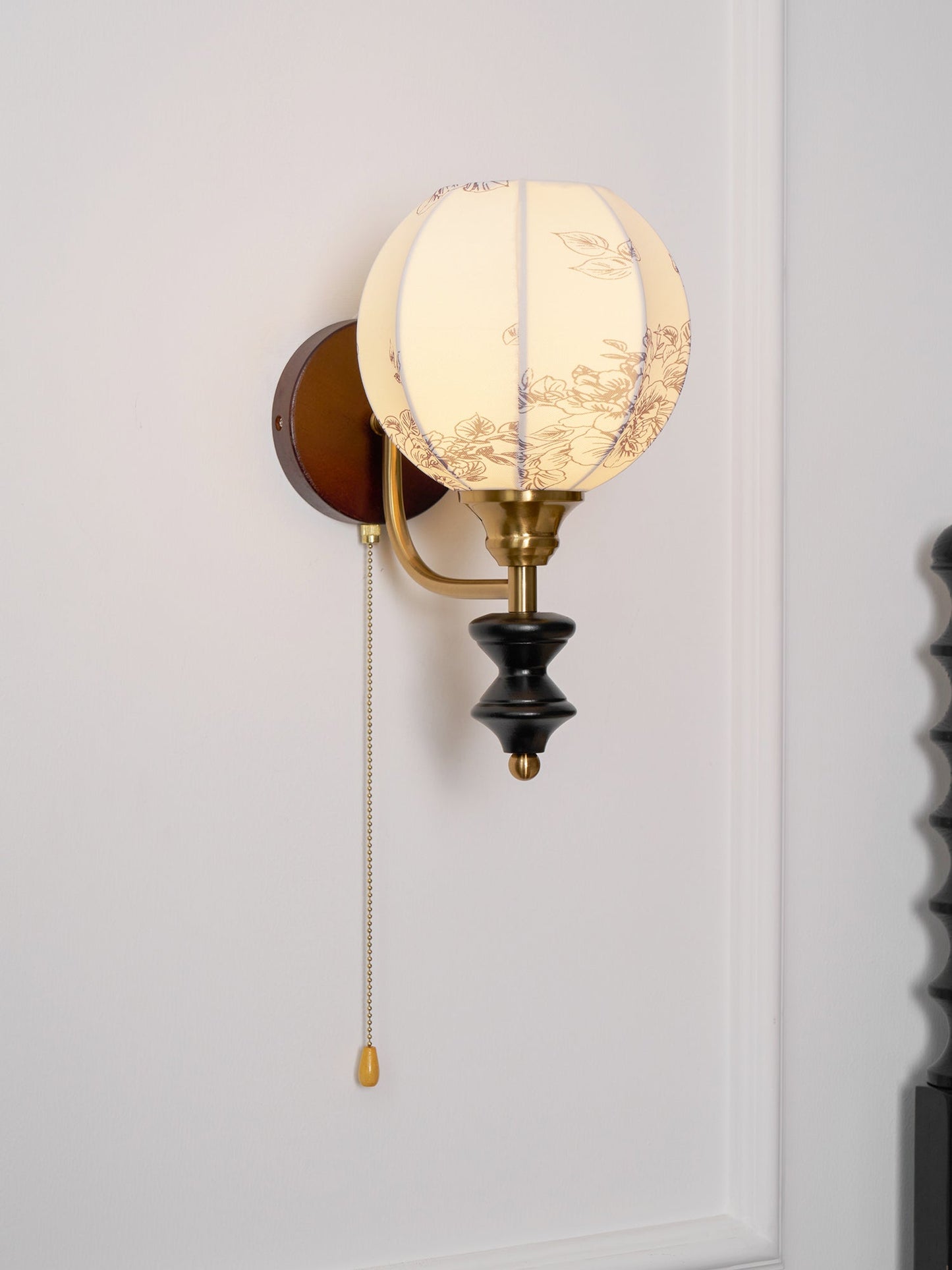 Pomander Fabric Wall Sconce
