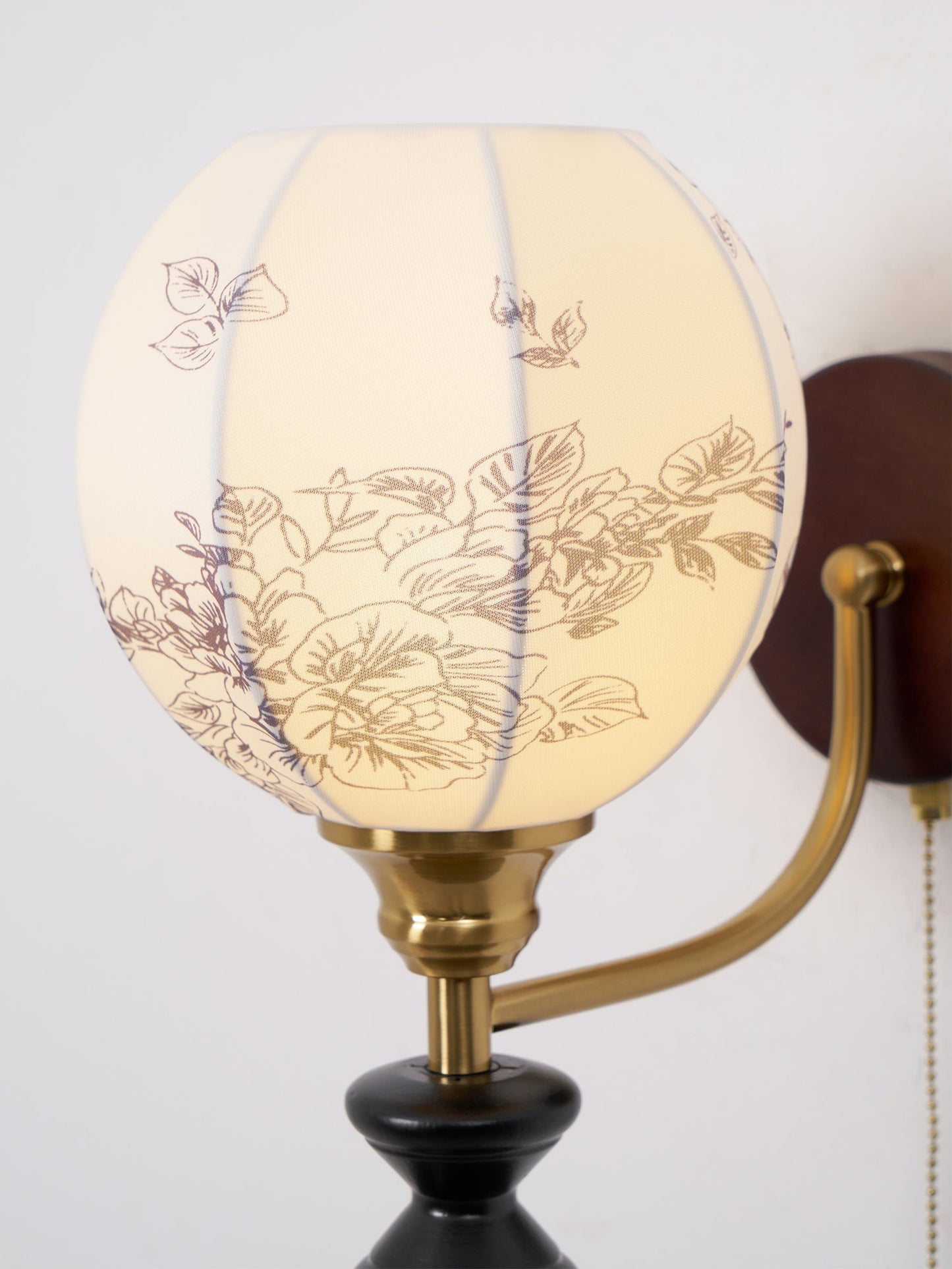 Pomander Fabric Wall Sconce