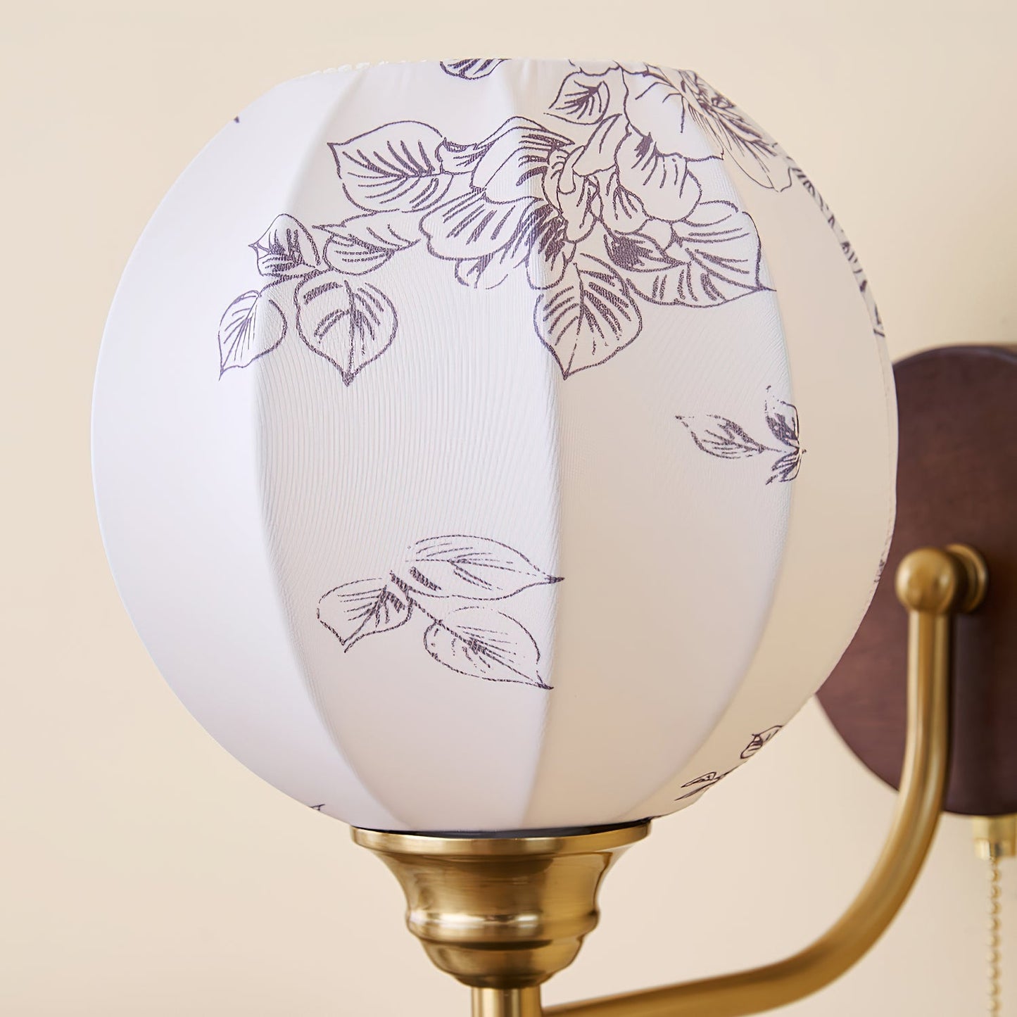 Pomander Fabric Wall Sconce