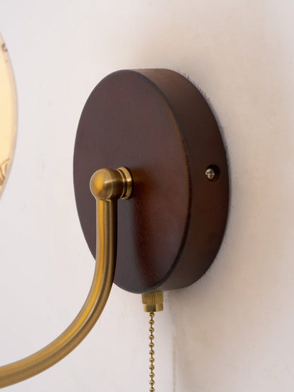 Brocade Fabric Wall Sconce