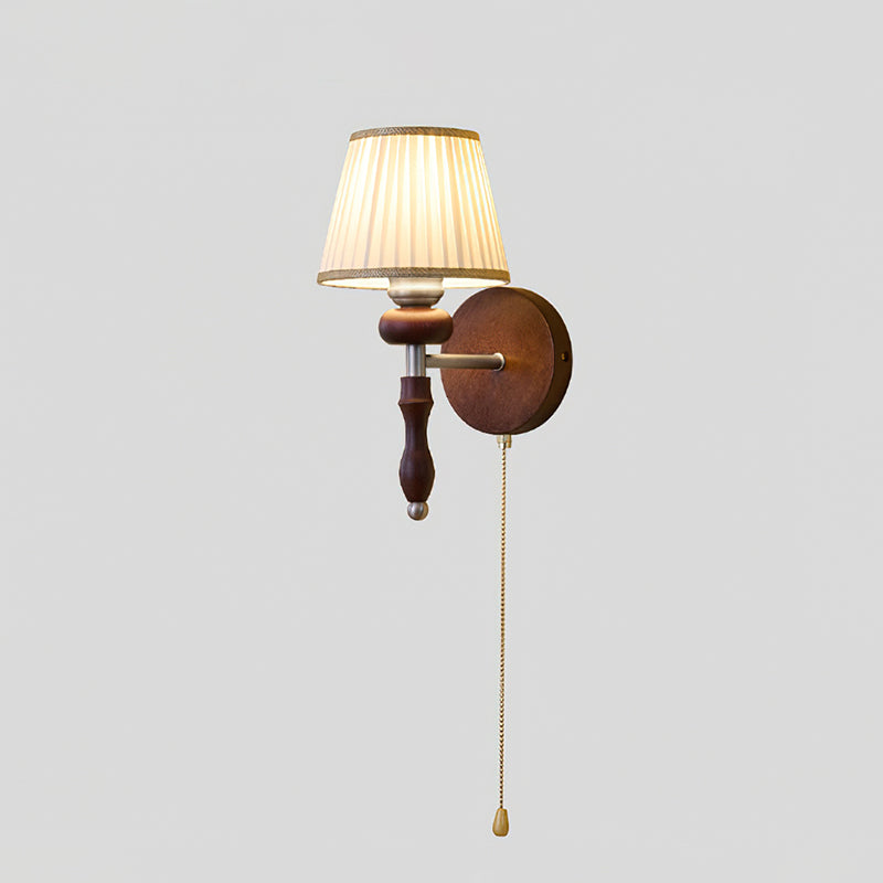 Plissé Fabric Wall Sconce