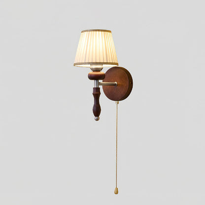 Plissé Fabric Wall Sconce