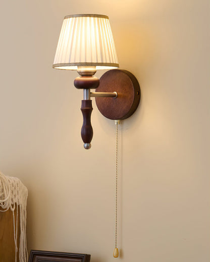 Plissé Fabric Wall Sconce