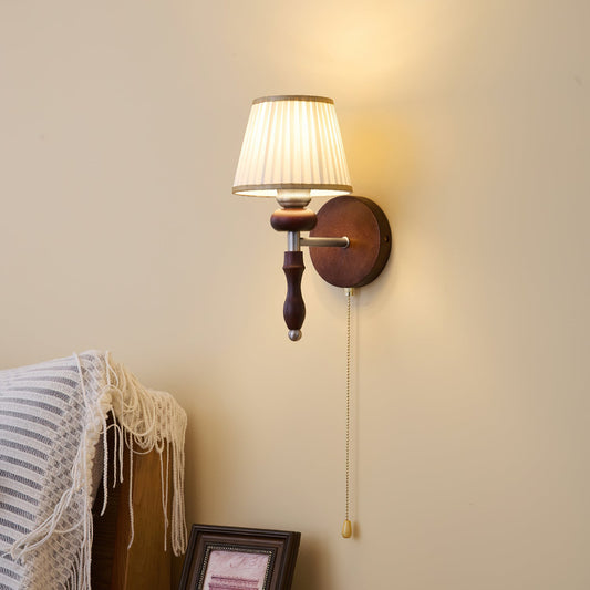 Plissé Fabric Wall Sconce