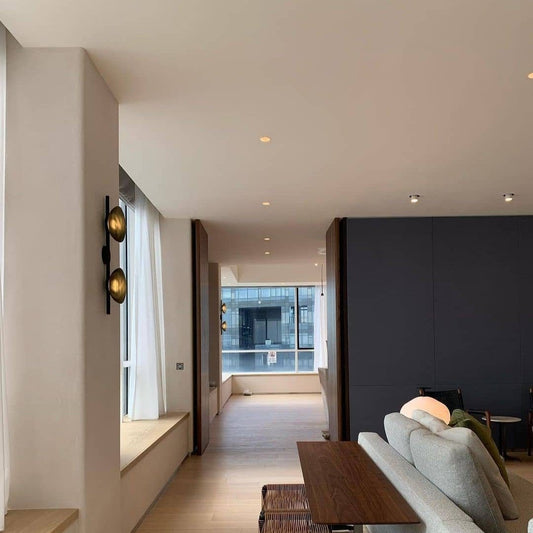 Node Glass Wall Light