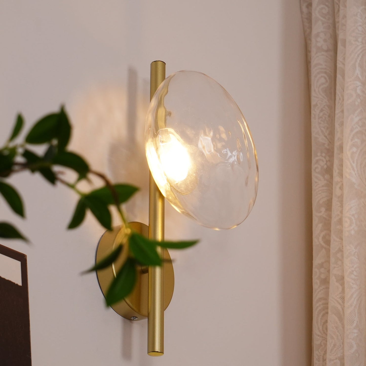 Node Glass Wall Light