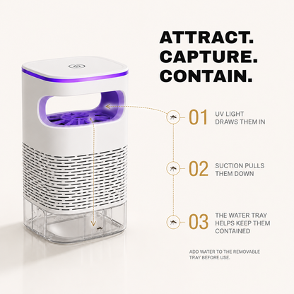 Vexora Indoor Flying Insect Trap – UV Light & Suction Fan