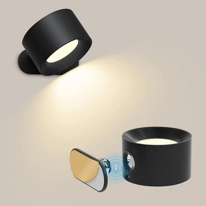 Pivot Stick-On Wall Light – 360° Magnetic Cordless Rechargeable Reading Lamp