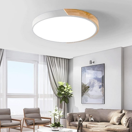 Splice Wood Flush Mount