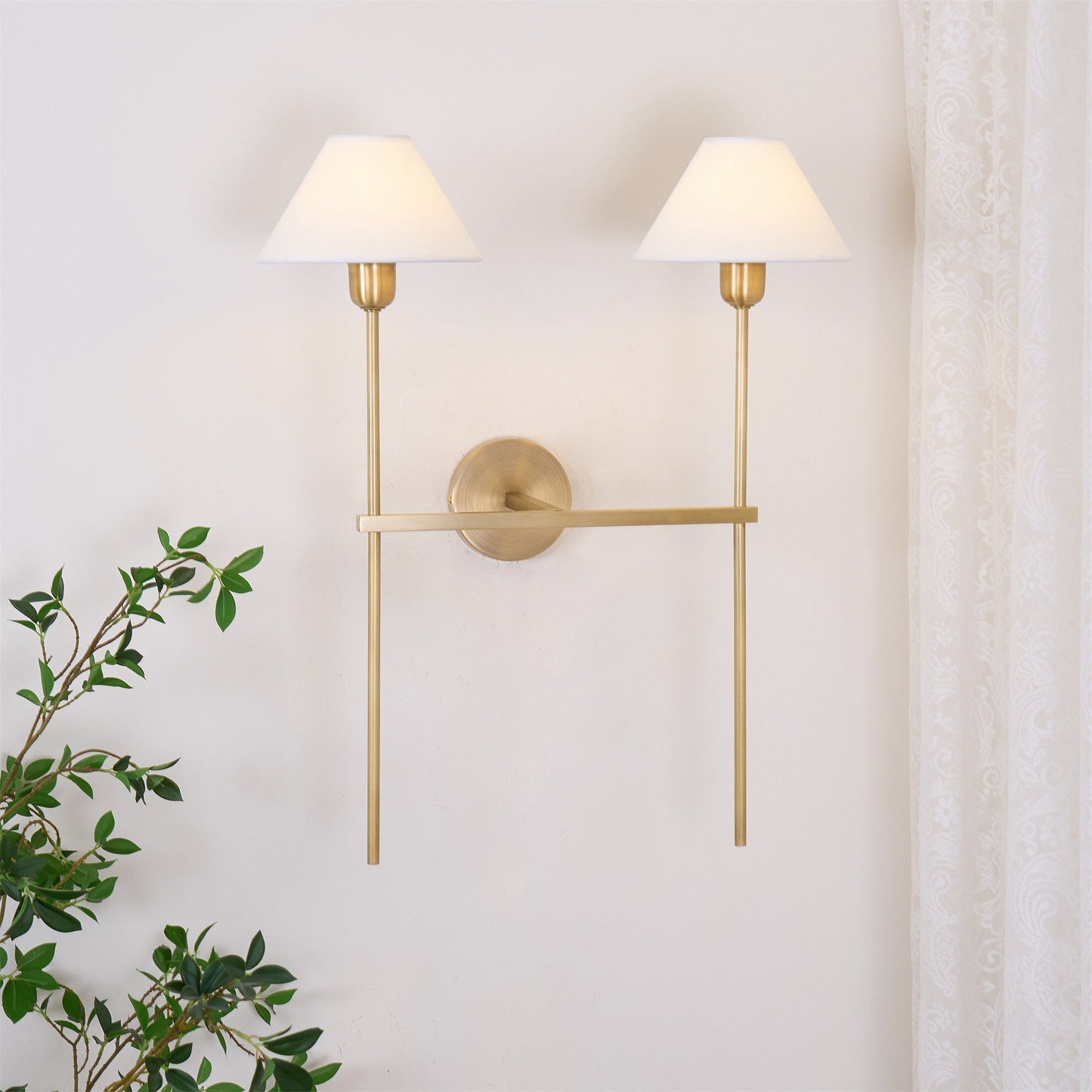 Mercer Brass Wall Sconce