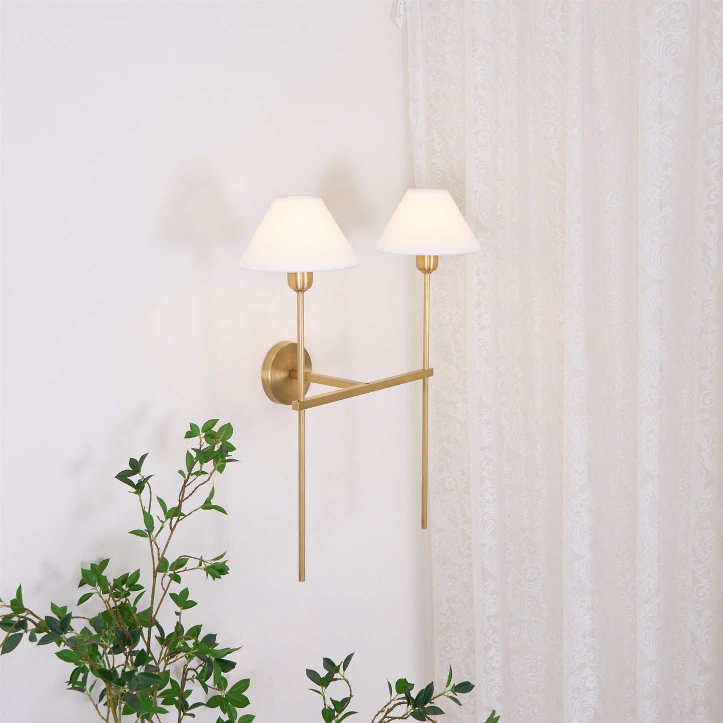 Mercer Brass Wall Sconce