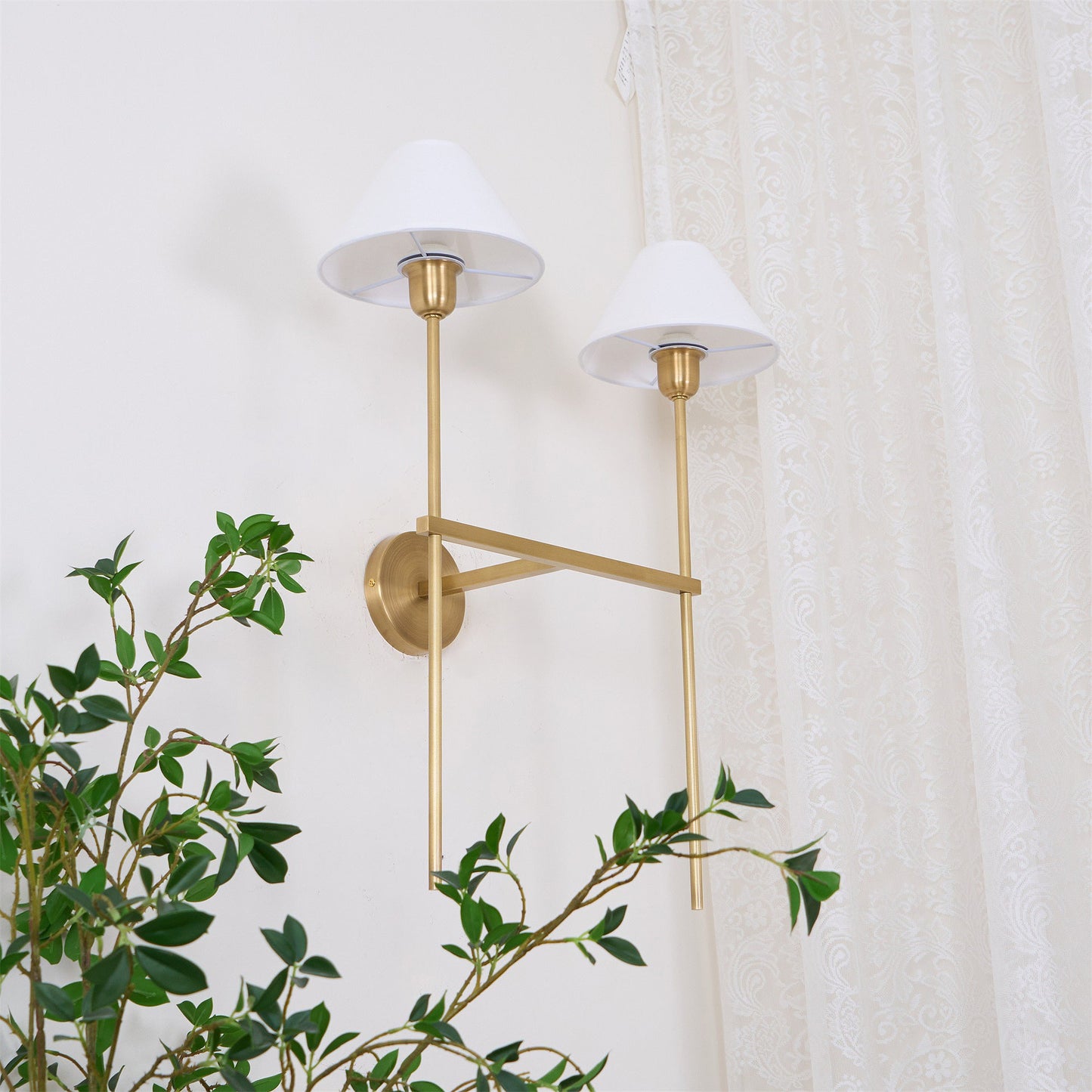 Mercer Brass Wall Sconce