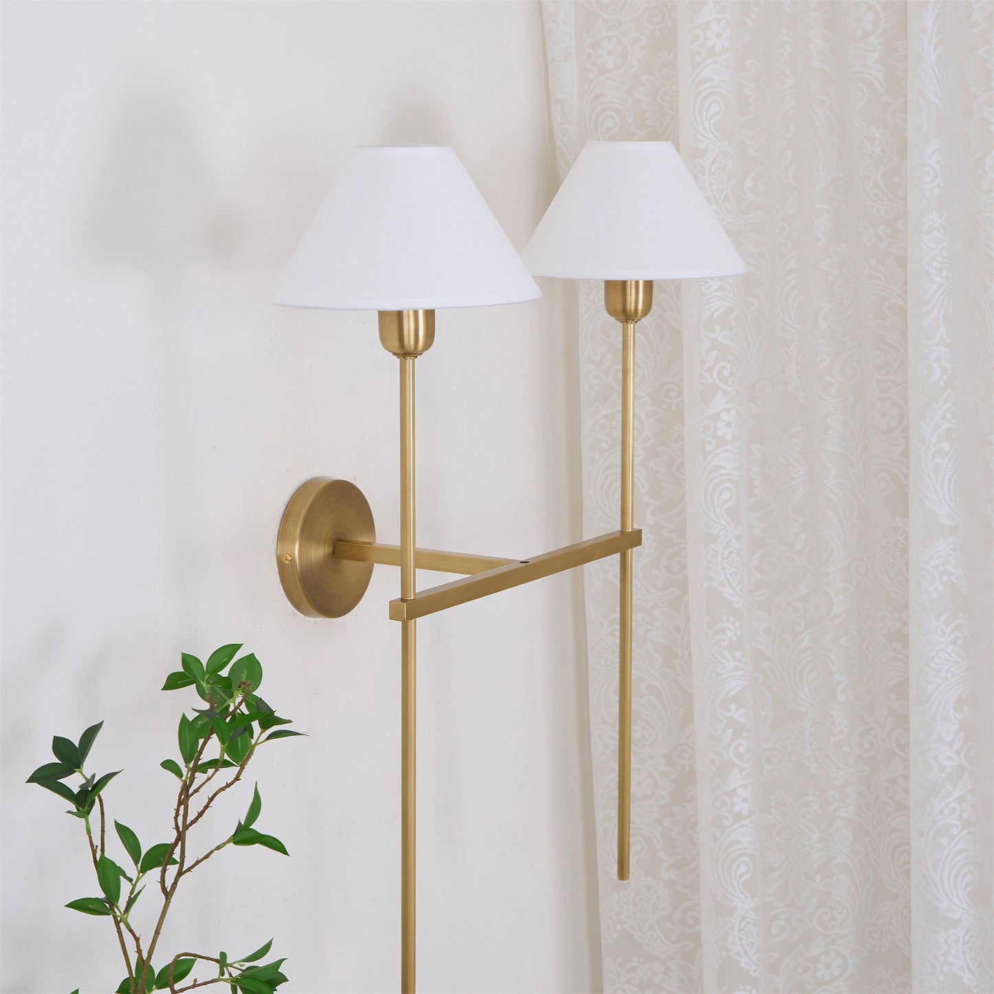 Mercer Brass Wall Sconce