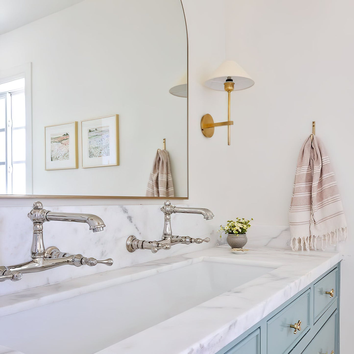 Mercer Brass Wall Sconce