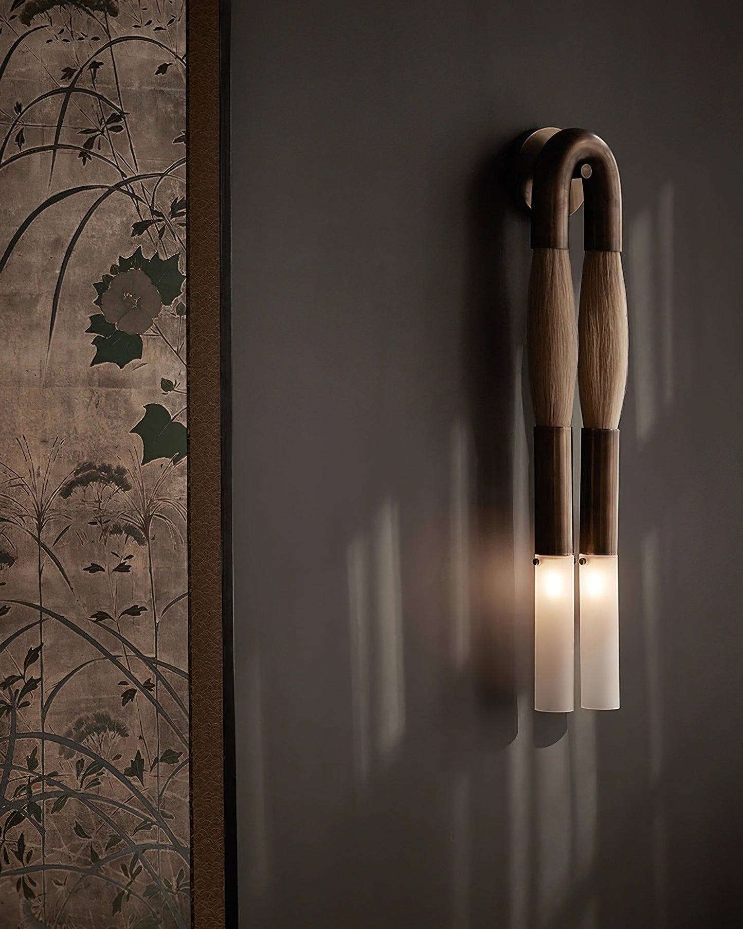 Pferdehaar-Wandlampe