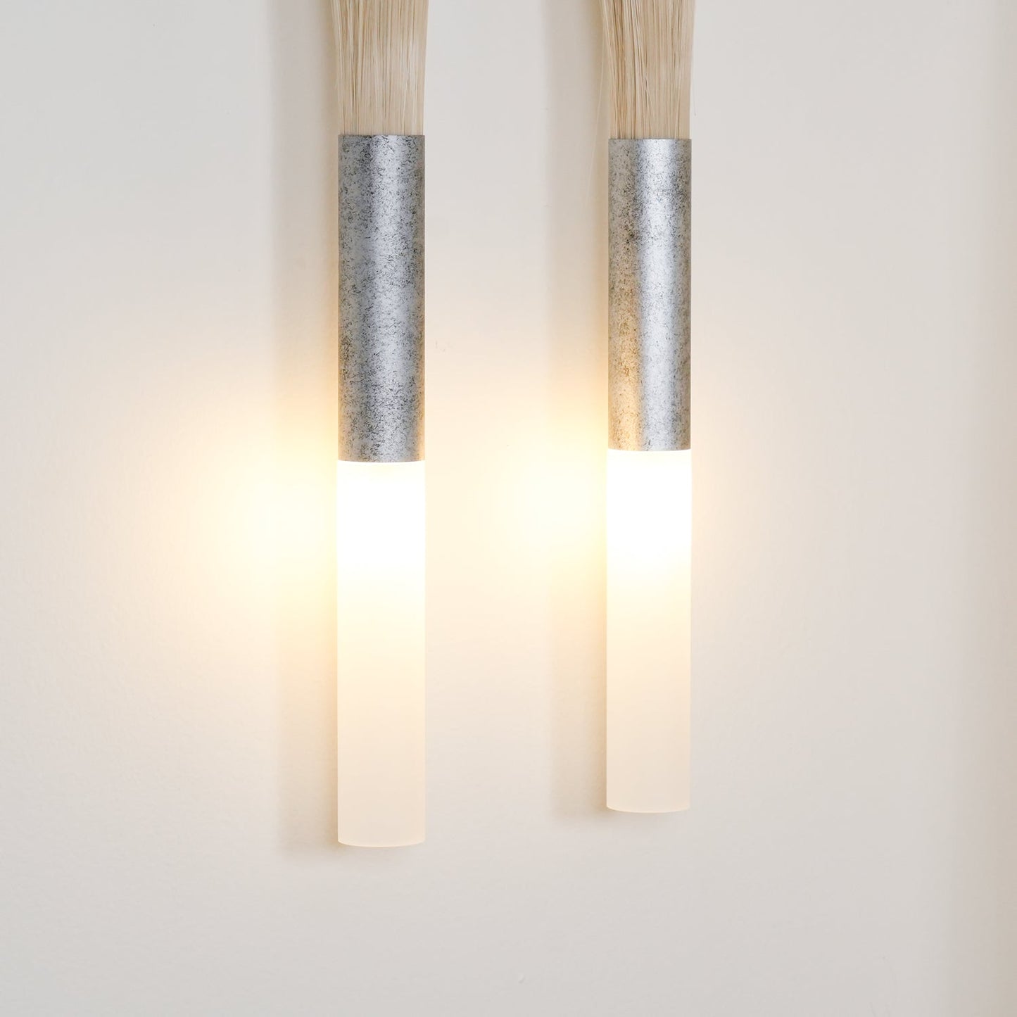 Pferdehaar-Wandlampe