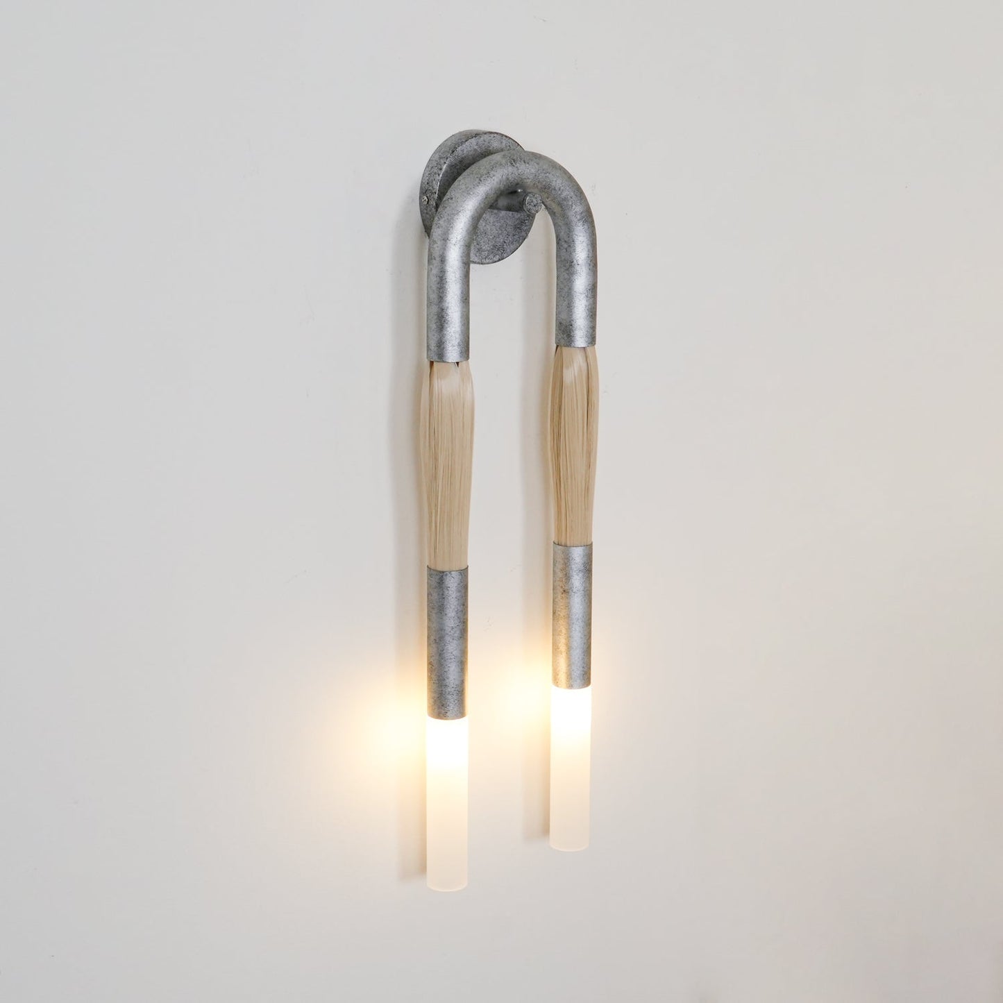 Pferdehaar-Wandlampe