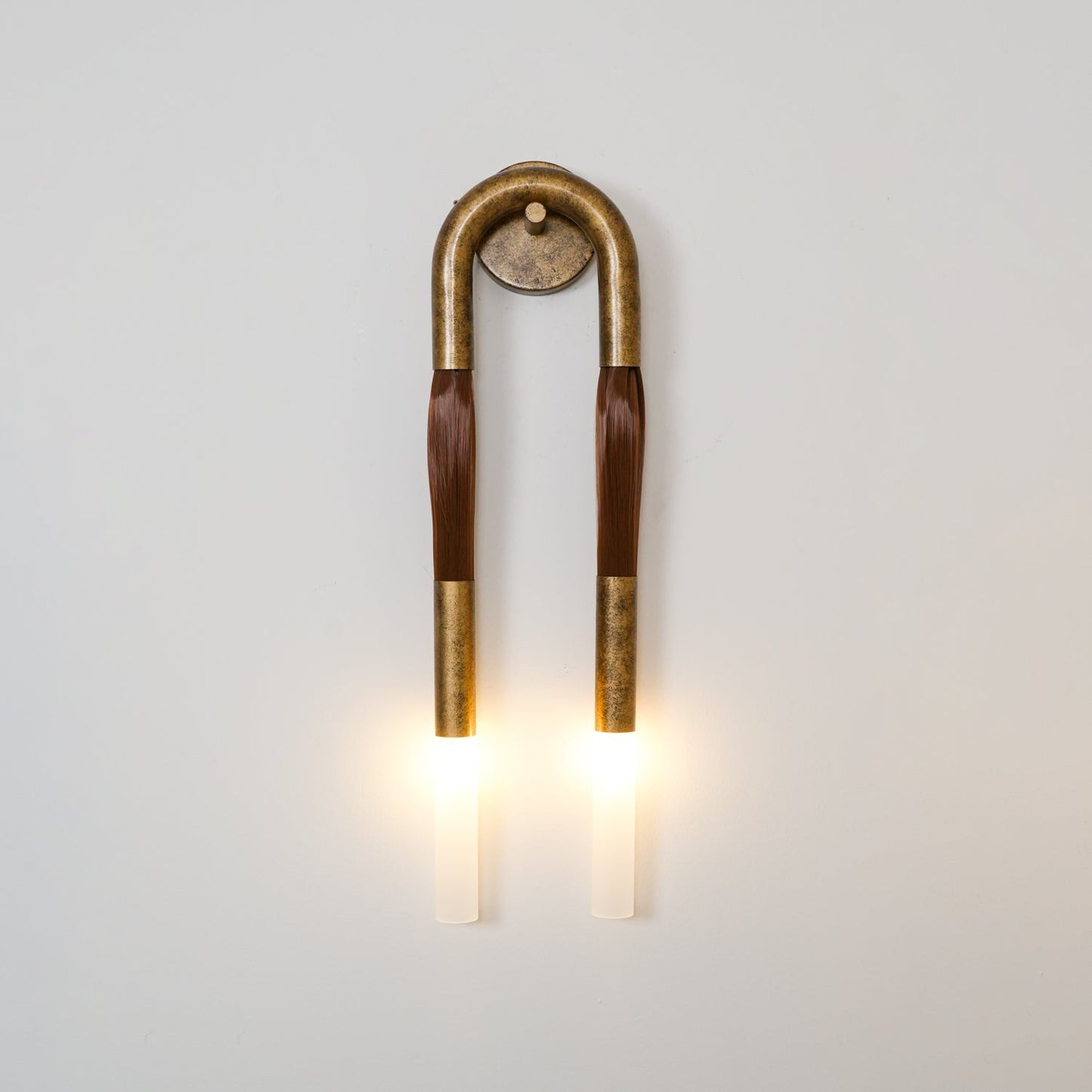 Pferdehaar-Wandlampe