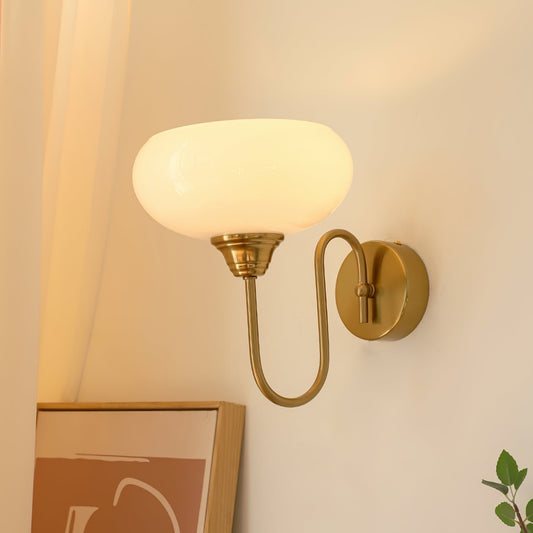 Aurore Brass Wall Sconce