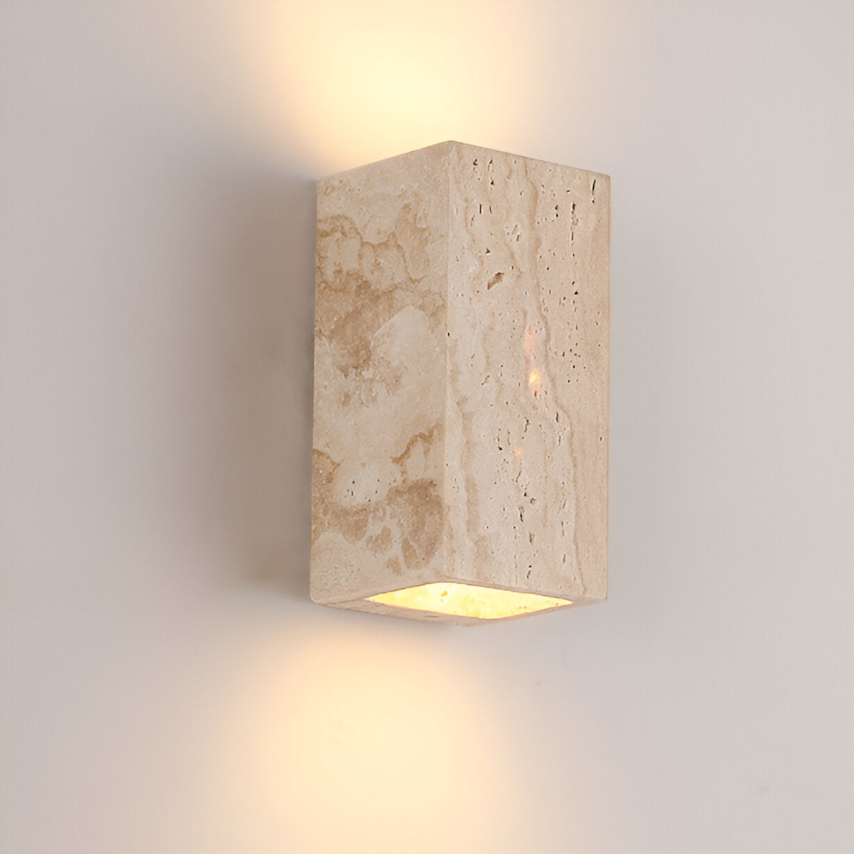 Sentinel Travertine Wall Light