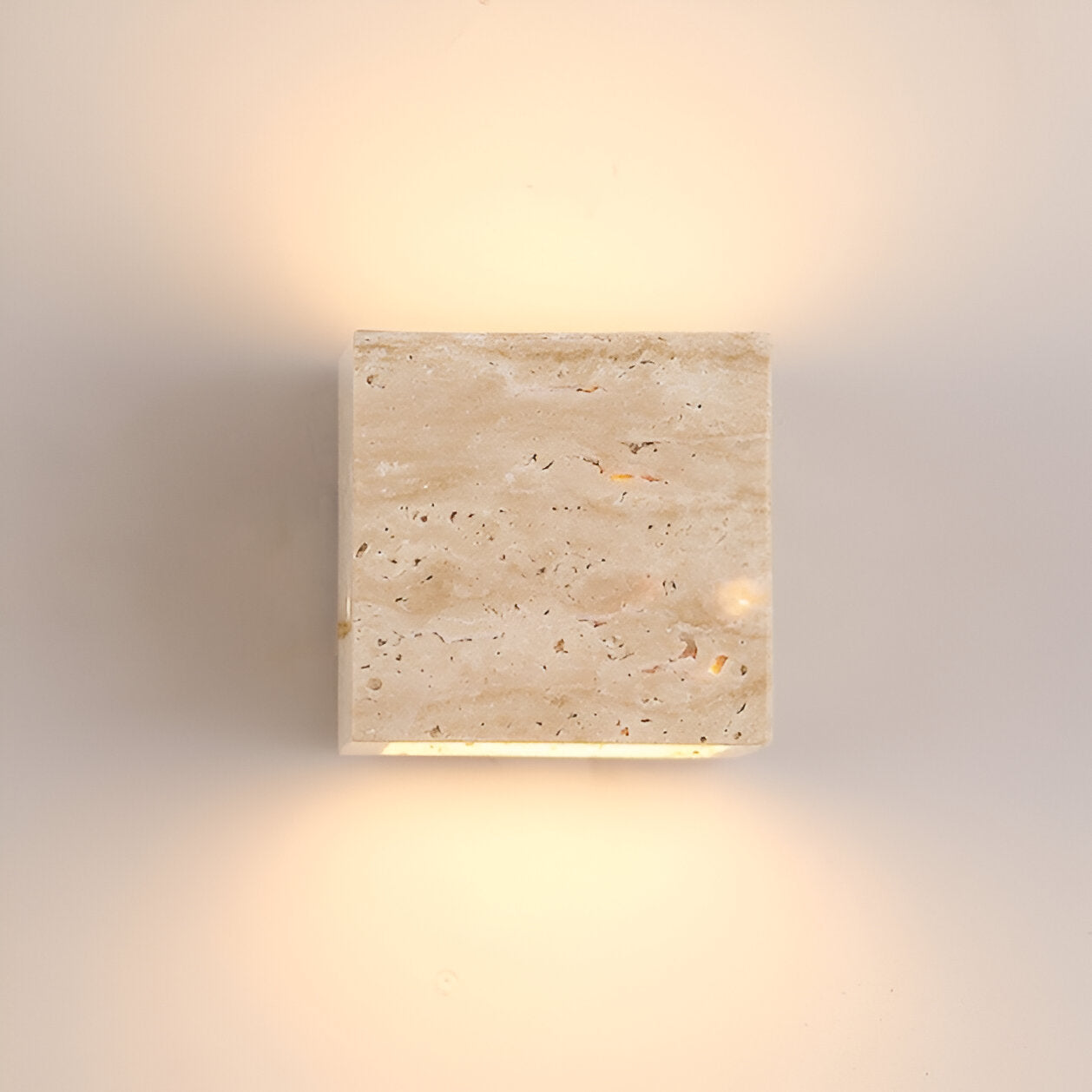 Sentinel Travertine Wall Light
