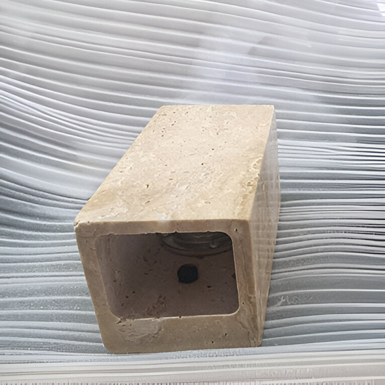Sentinel Travertine Wall Light