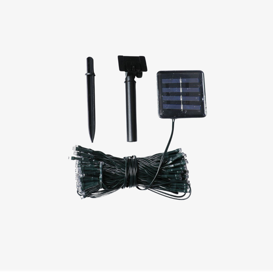 Wetterfeste Solar-Lichterkette für den Außenbereich – Warmweißes LED-Feenlicht