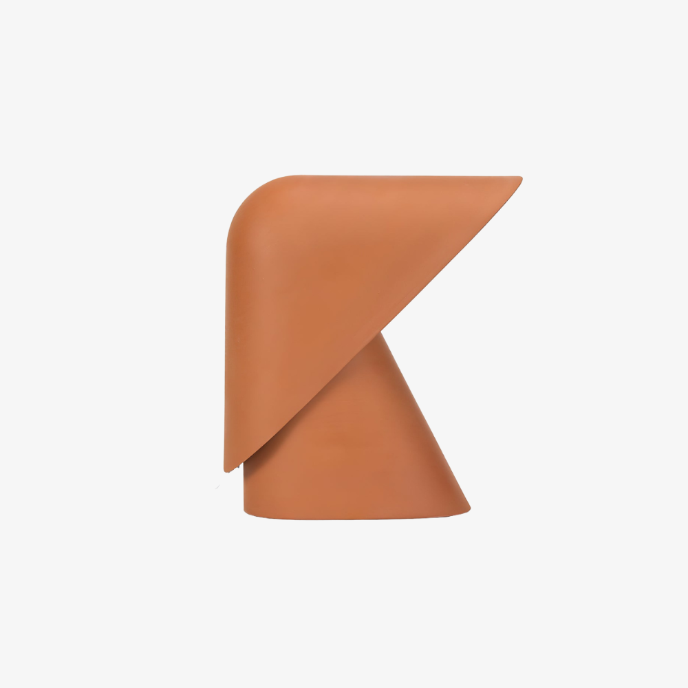 Metallschild-Tischlampe mit mattem Harzfuß – Nordische Schreibtischbeleuchtung