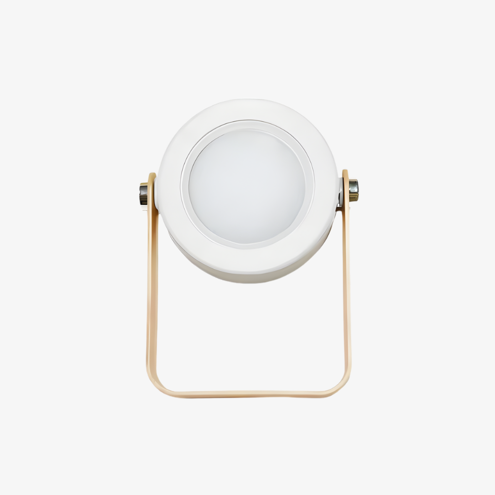 Folding LED Night Light Lantern - USB Rechargeable Timber Accents Lamp