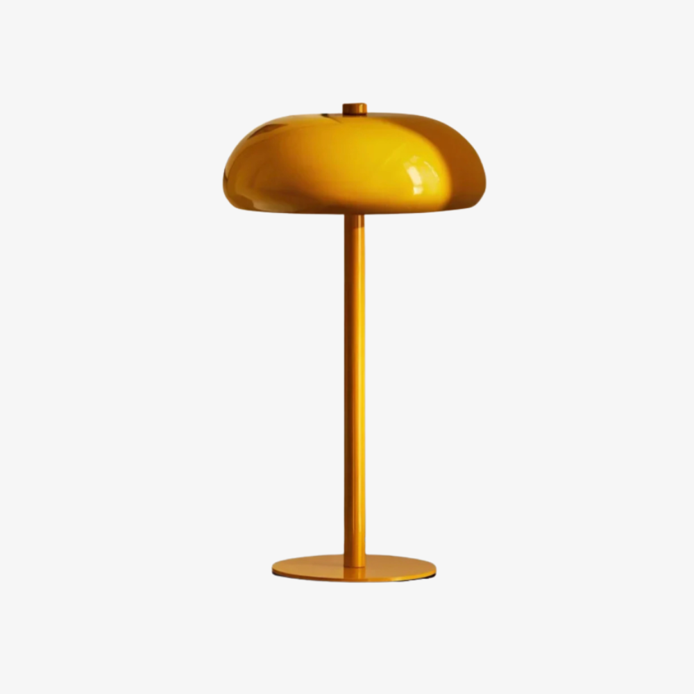 Lampe de chevet rechargeable avec commande tactile - Lampe de travail moderne en métal forme champignon
