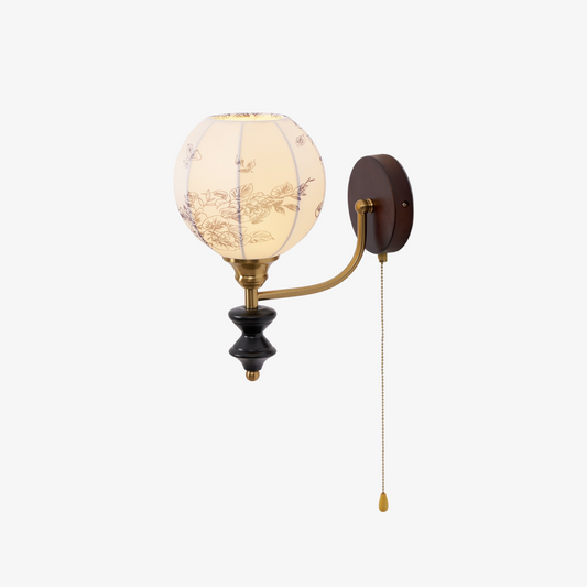 Pomander Fabric Wall Sconce