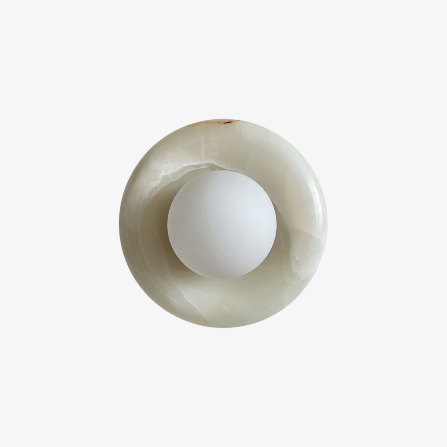 Palma White Jade Sconce