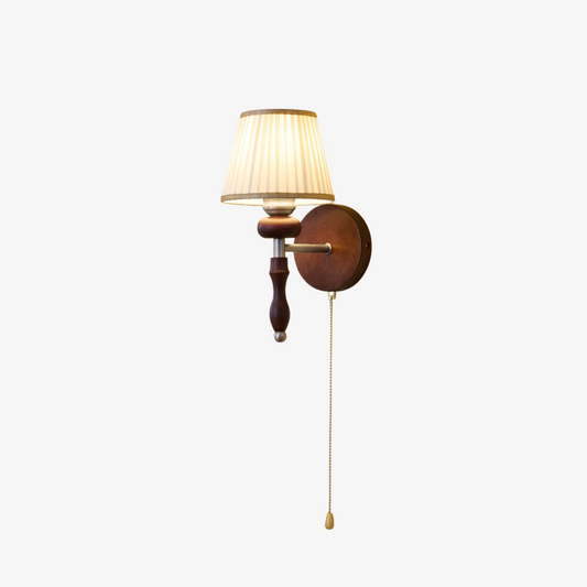 Plissé Fabric Wall Sconce