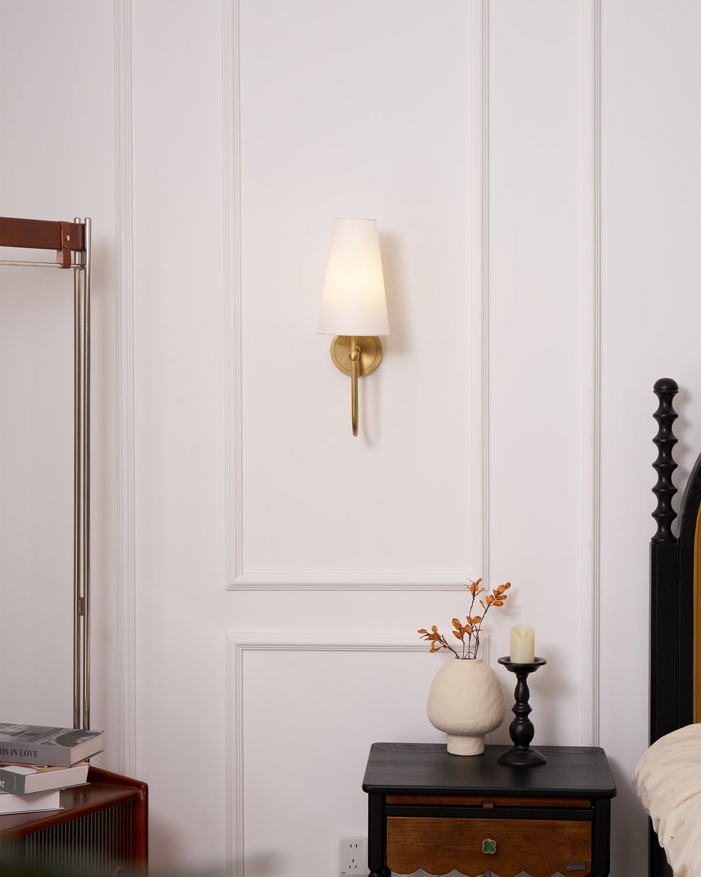 Stirrup Brass Wall Sconce