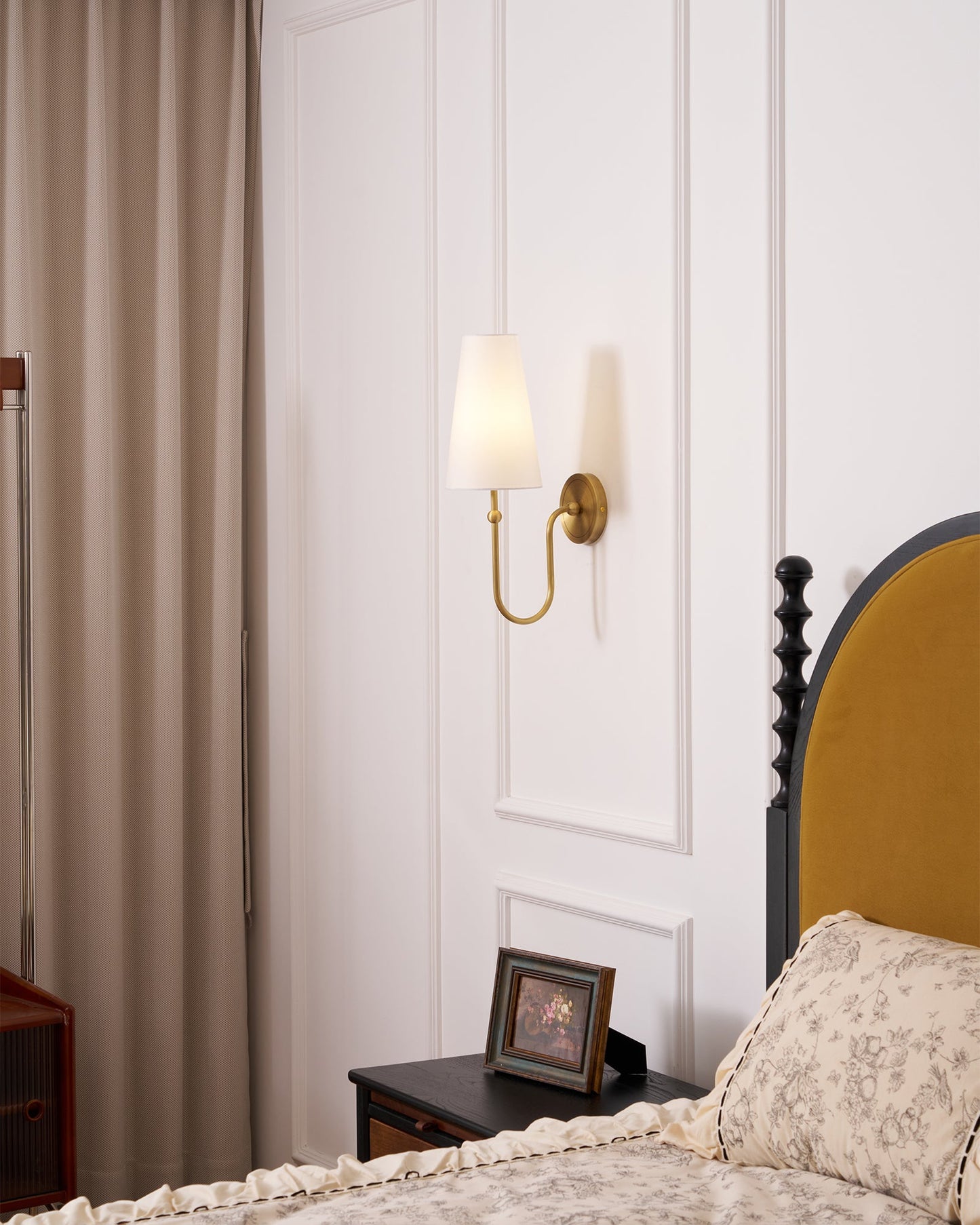 Stirrup Brass Wall Sconce