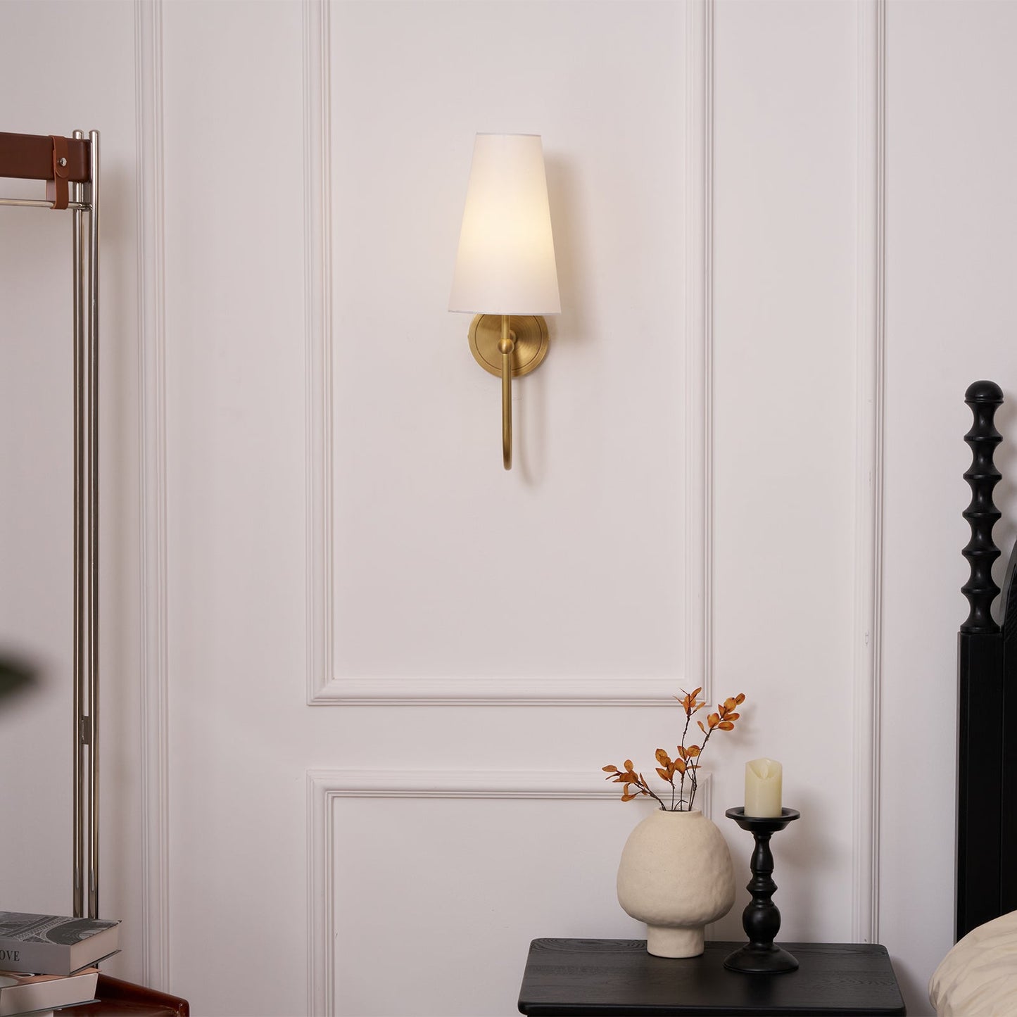 Stirrup Brass Wall Sconce