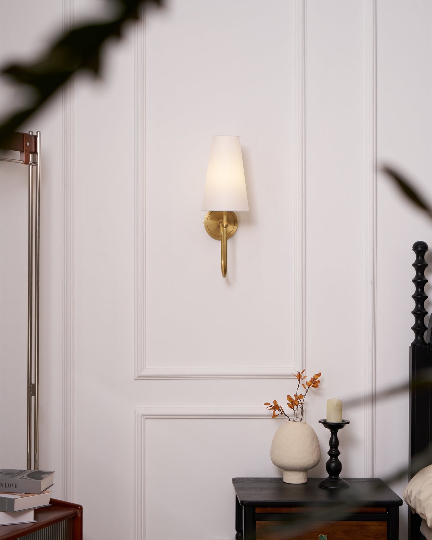 Stirrup Brass Wall Sconce
