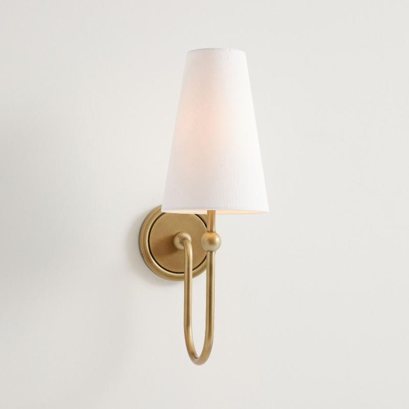 Stirrup Brass Wall Sconce