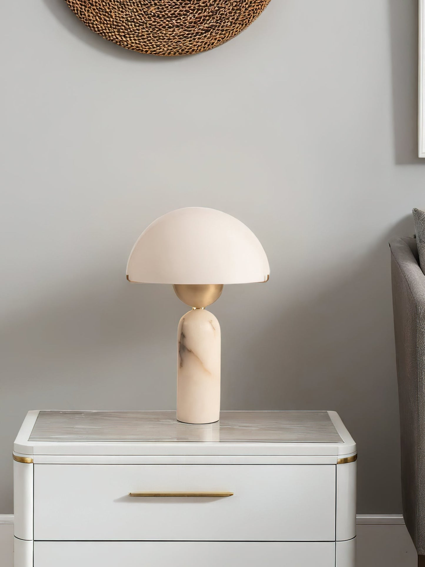 Plinth Stone Table Lamp