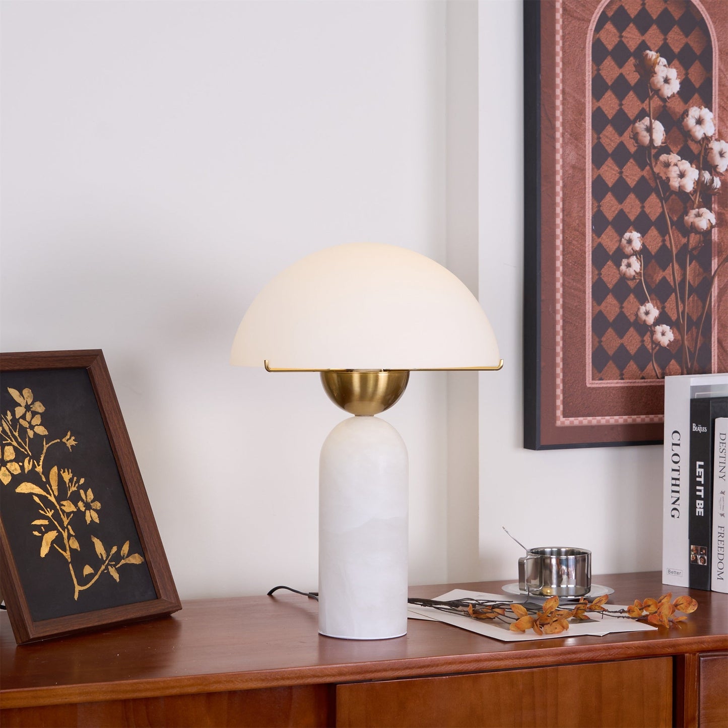 Plinth Stone Table Lamp