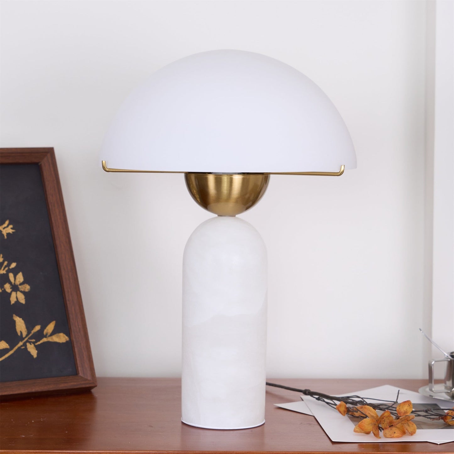 Plinth Stone Table Lamp