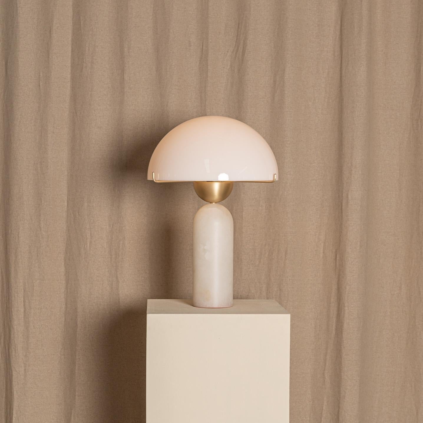 Plinth Stone Table Lamp