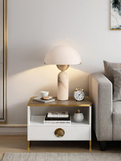 Plinth Stone Table Lamp