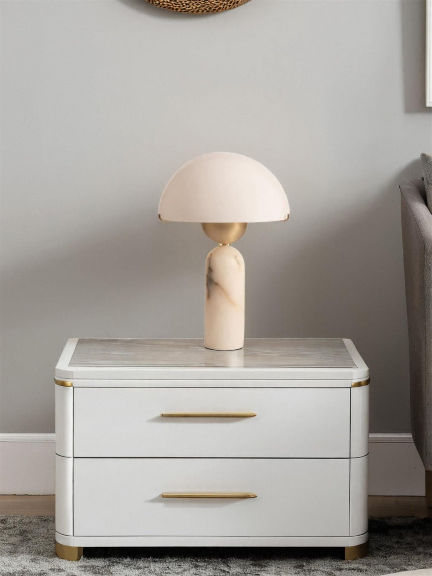 Plinth Stone Table Lamp