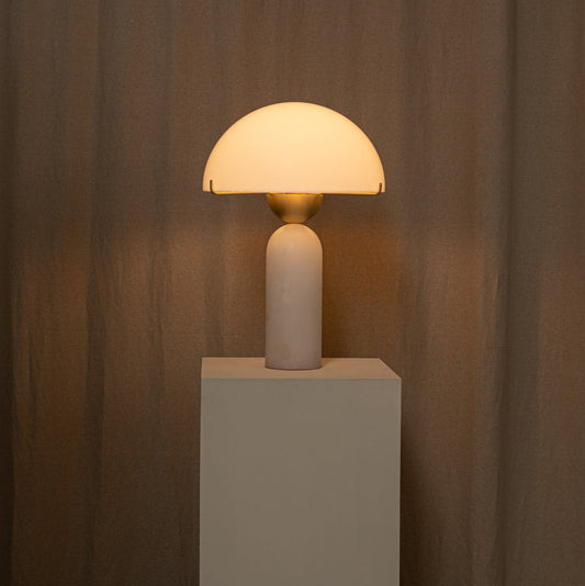 Plinth Stone Table Lamp