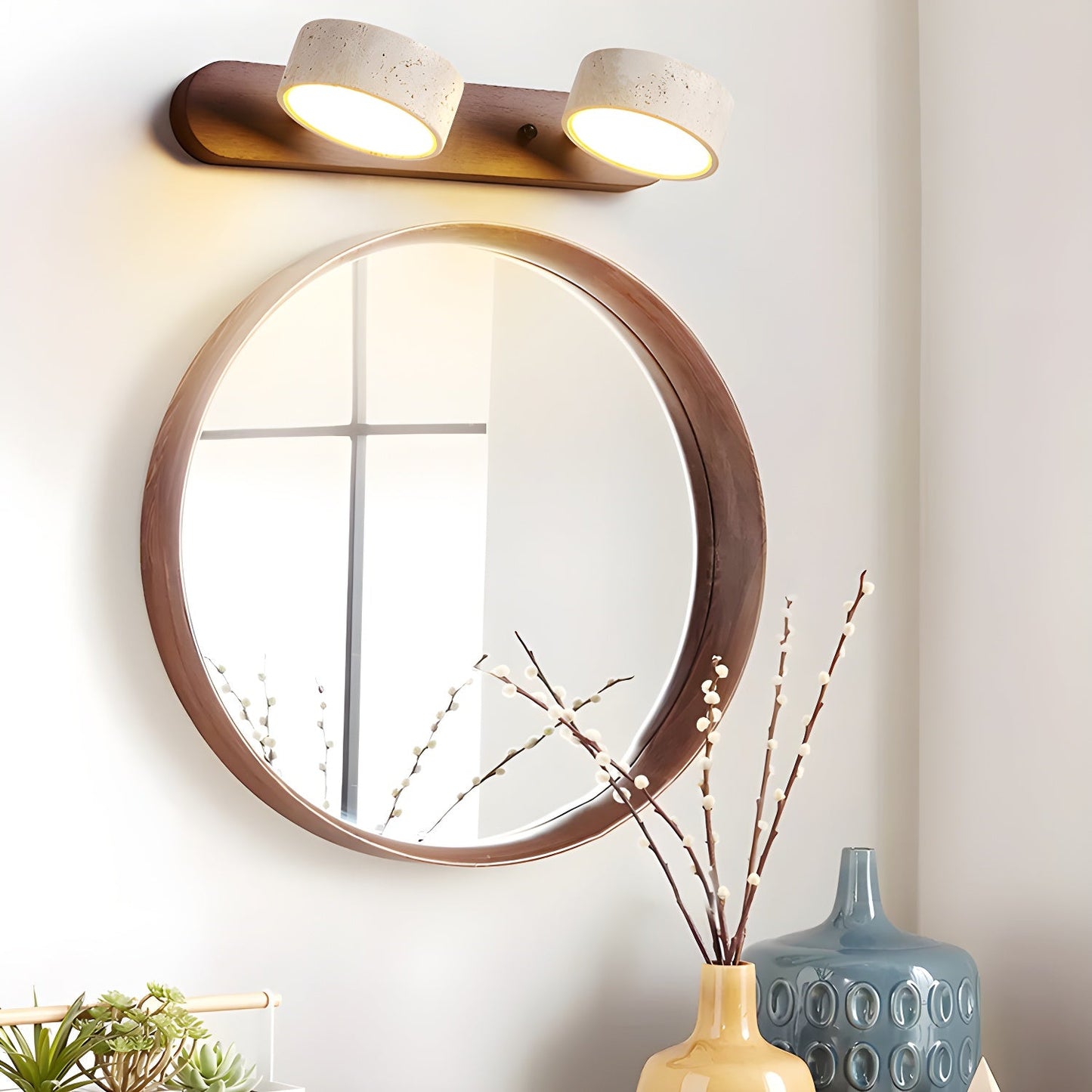 Travertine Array Wall Light