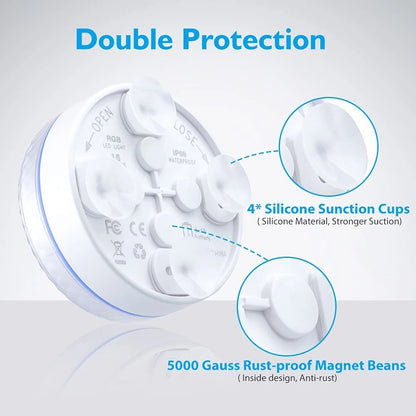PoolGlow - RGB Pool Lights with Remote & Timer - Waterproof, Battery Operated