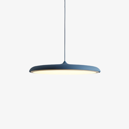 Saucer Ceiling Hanging Lamp with Metal Disc - Minimalist Nordic Decor