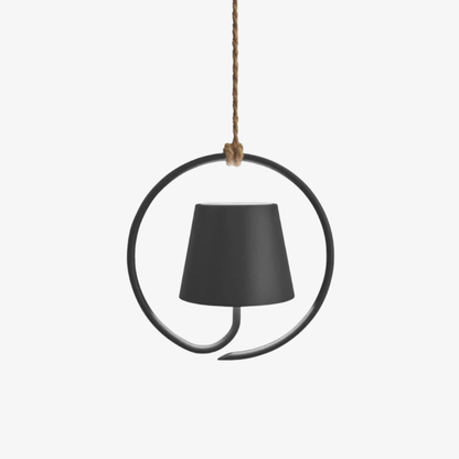 Cordless Pendant Light with Rechargeable Battery - Portable Outdoor Lamp