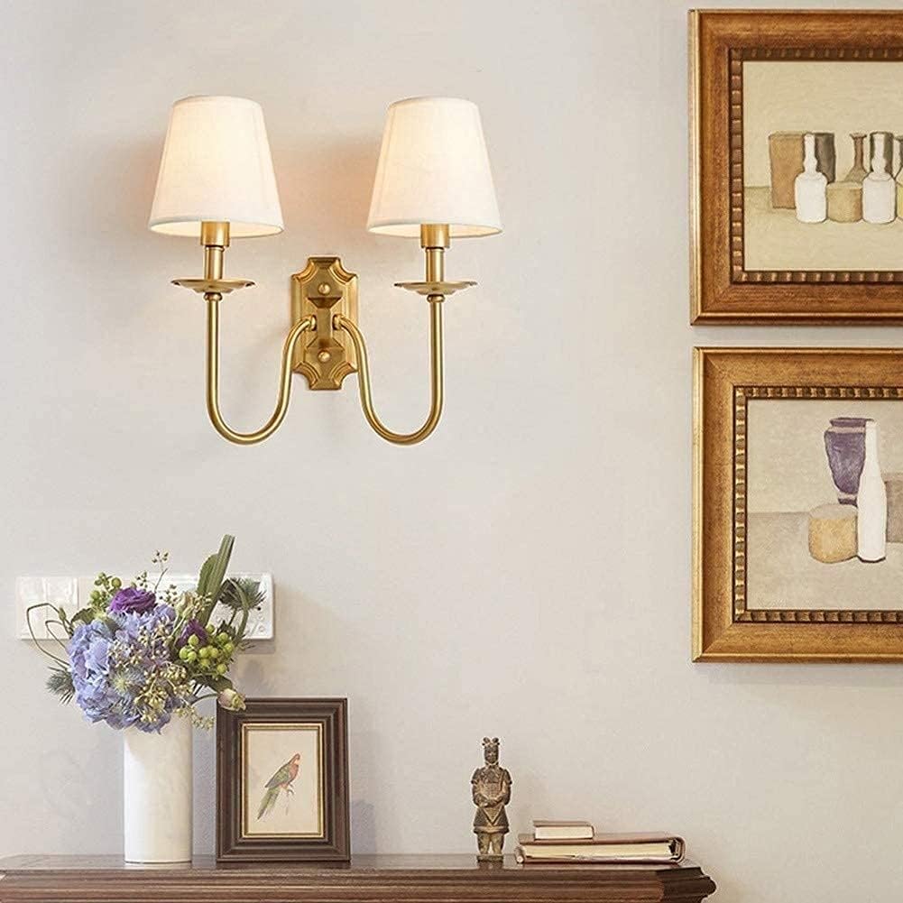 Lyre Brass Wall Sconce